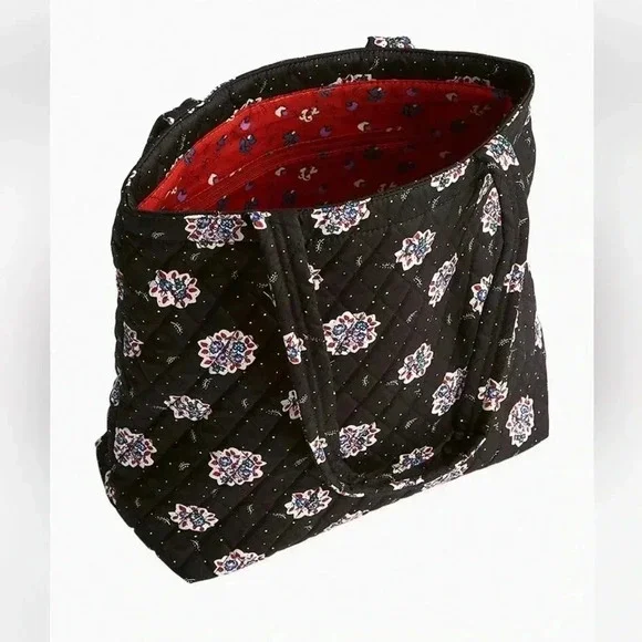 Vera Bradley Tote Fall 2024 Feathery Bouquets - Picture 2 of 5